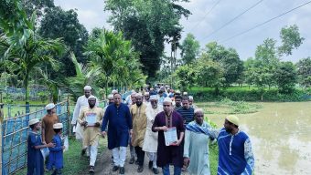 জনদুর্ভোগ সৃষ্টিকারী রাস্তা পরিদর্শণে এমরান চৌধুরী
