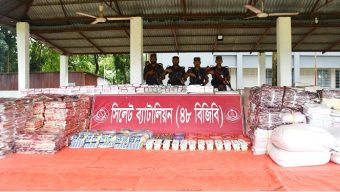 সিলেটে সাড়ে চার কোটি টাকার চোরাই পণ্য আটক