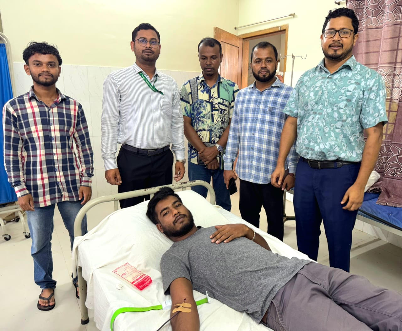 শান্তিগঞ্জ স্বাস্থ্য কমপ্লেক্সে থ্যালাসেমিয়া আক্রান্ত মহিলার সফল রক্ত সঞ্চালন