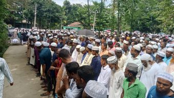 সুনামগঞ্জের লক্ষণশ্রী ইউ/পি চেয়ারম্যান আব্দুল ওয়াদুদ আর নেই- জানাযা সম্পন্ন