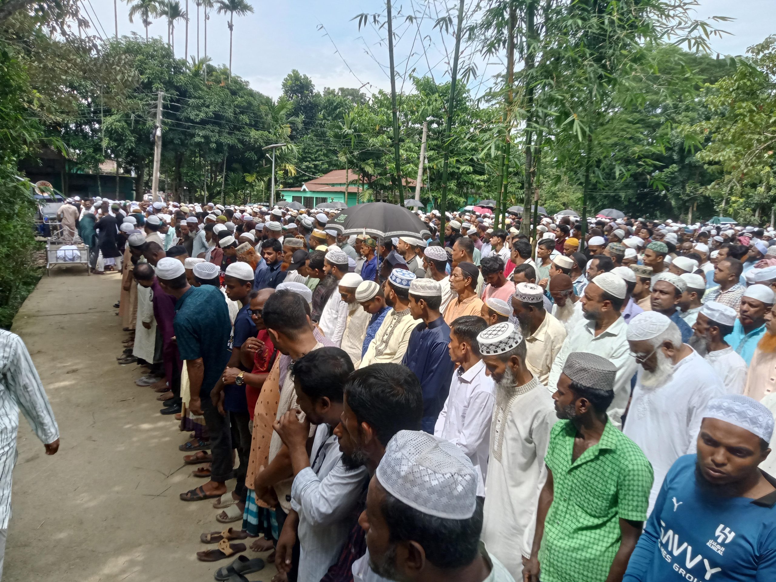 সুনামগঞ্জের লক্ষণশ্রী ইউ/পি চেয়ারম্যান আব্দুল ওয়াদুদ আর নেই- জানাযা সম্পন্ন