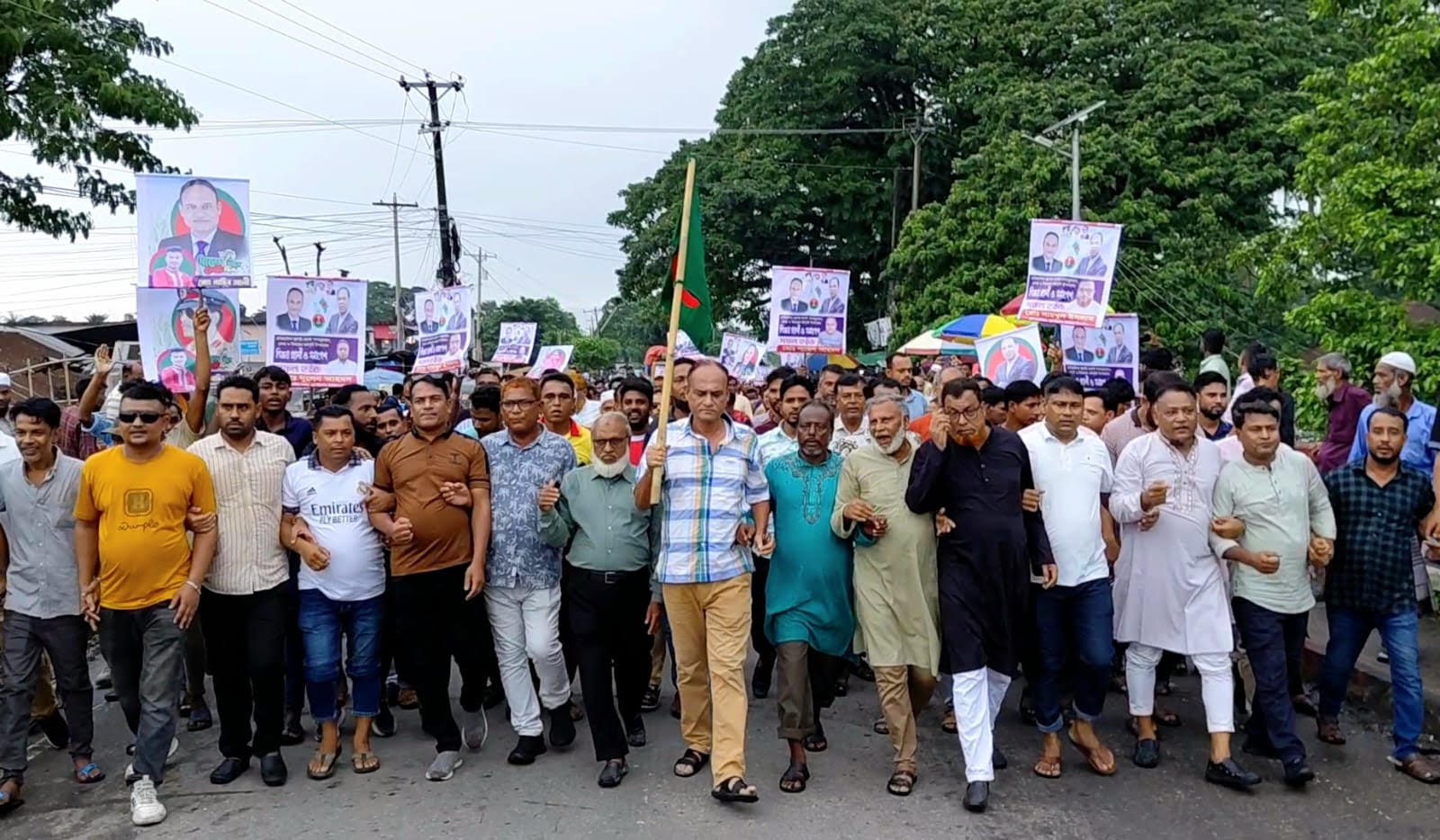জুলাই গণঅভ্যুত্থান দিবসে শান্তিগঞ্জে বিএনপির বিজয় র‍্যালী ও সমাবেশ