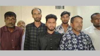 গোয়াইনঘাটে নৌপথে চাঁদাবাজি:  গ্রেপ্তার ৭