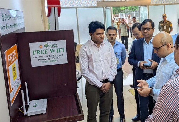 ওসমানী বিমানবন্দরে চালু হল ফ্রি টেলিফোন ও ওয়াইফাই সেবা