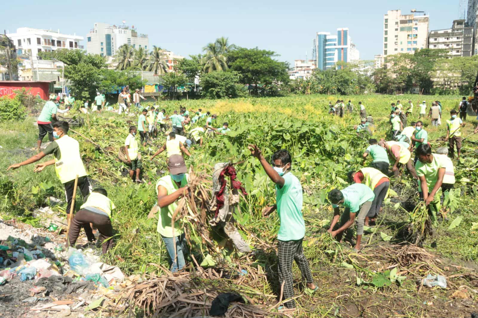 তারুণ্যের উৎসব উপলক্ষ্যে সিলেটে পরিচ্ছন্নতা অভিযান শুরু