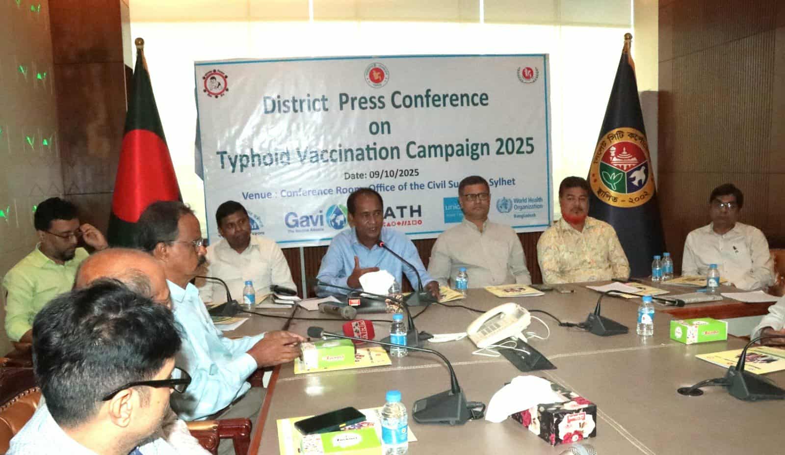 ১২ অক্টোবর শুরু হচ্ছে মাসব্যাপী টাইফয়েড টিকাদান ক্যাম্পেইন