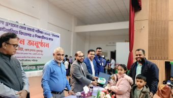 শান্তিগঞ্জে মেধা যাচাই পরীক্ষায় সেরা বিদ্যালয়, শিক্ষক ও শিক্ষার্থীদের সম্মাননা