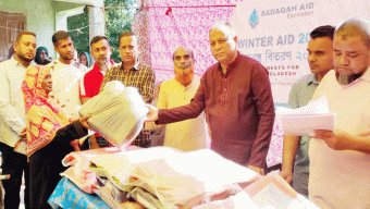 শীতার্তদের মাঝে কম্বল বিতরণ করলেন এমরান চৌধুরী