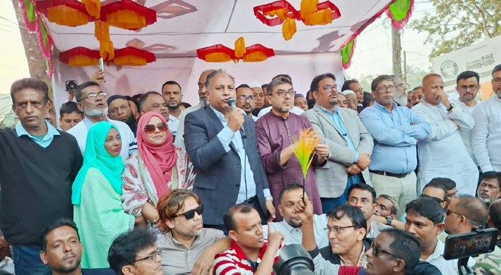 ঢাকাদক্ষিণে ধানের শীষ প্রতীক সমর্থনে বিশাল সমাবেশ