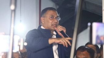 শ্বশুর বাড়িতে দাড়িয়ে নিজকে সিলেটের সন্তান বললেন তারেক রহমান