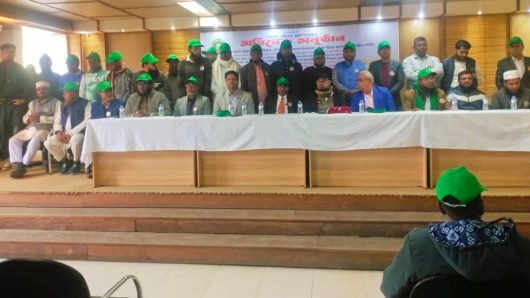 শান্তিগঞ্জে “হাওর বাঁচাও আন্দোলন” উপজেলা কমিটির অভিষেক অনুষ্ঠান