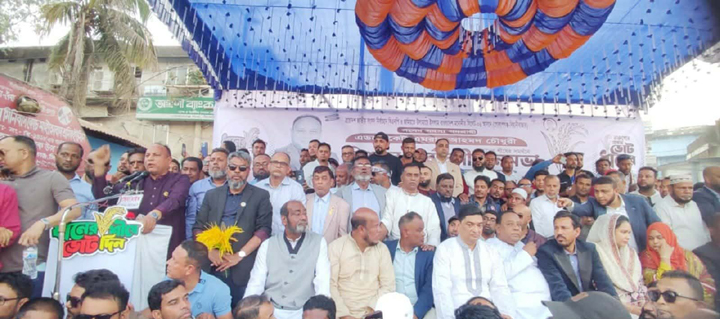 ‘গোলাপগঞ্জের জনসমুদ্র প্রমাণ করে সিলেট-৬ আসন ধানের শীষের’