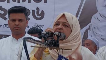 ইলিয়াস আলীর গুমের জবাব ব্যালটের মাধ্যমে দিতে হবে: লুনা