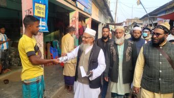 শান্তিগঞ্জ চষে বেরাচ্ছেন শাহীনুর পাশা চৌধুরী