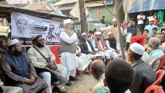 শান্তিগঞ্জে শাহীনুর পাশা চৌধুরীর ব্যাপক গণসংযোগ ও উঠান বৈঠক