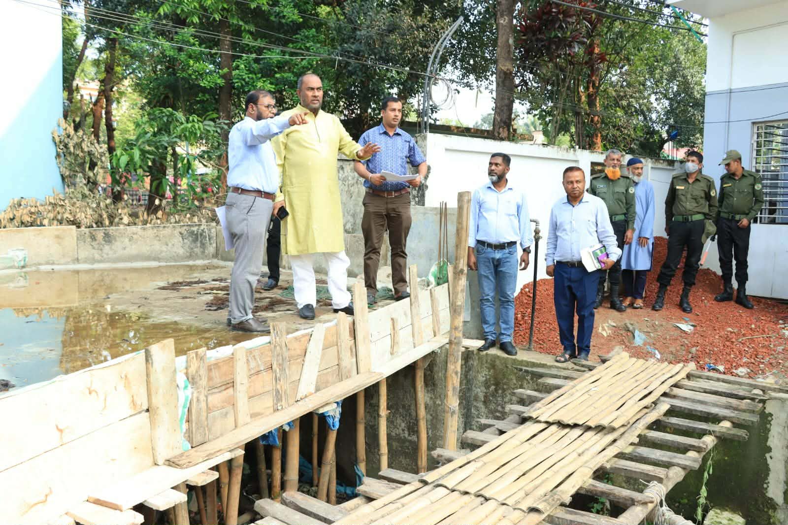উন্নয়ন কাজের মান শতভাগ নিশ্চিতের নির্দেশ দিলেন কাইয়ুম চৌধুরী